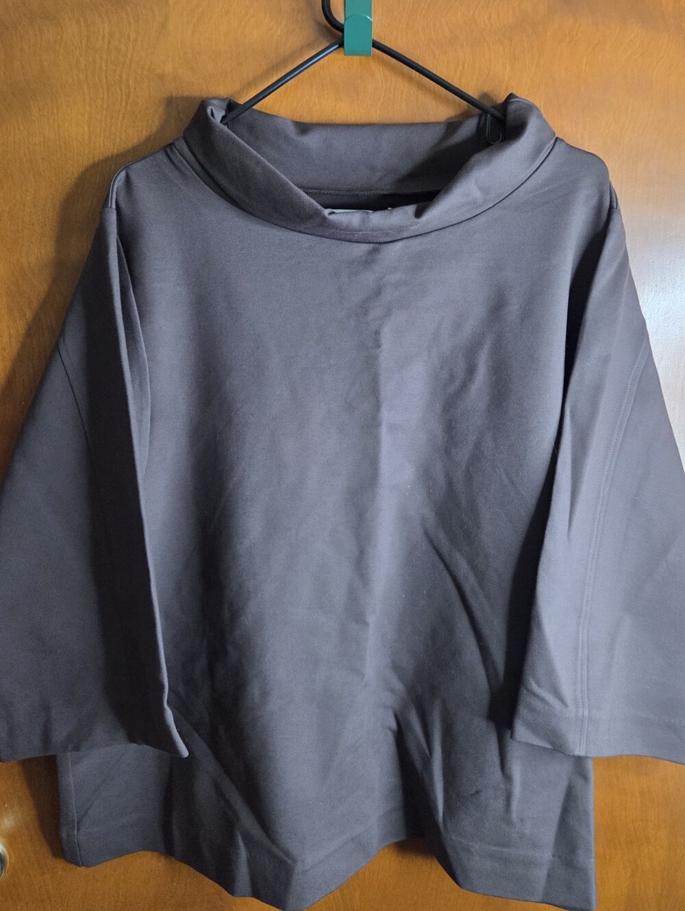 Pari Passu Pointe Katy 3/4 Sleeve Top Expresso Size D-18 (18) NWT